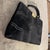 Iconic 1970s Black Velvet and Brass Hand Bag by Roberta Di Camerino For Sale - Image 6 of 12