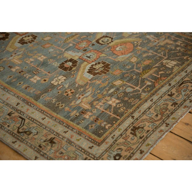 Traditional 1930s Vintage Persian Malayer Triple Bouquet Wool Rug For Sale - Image 3 of 11