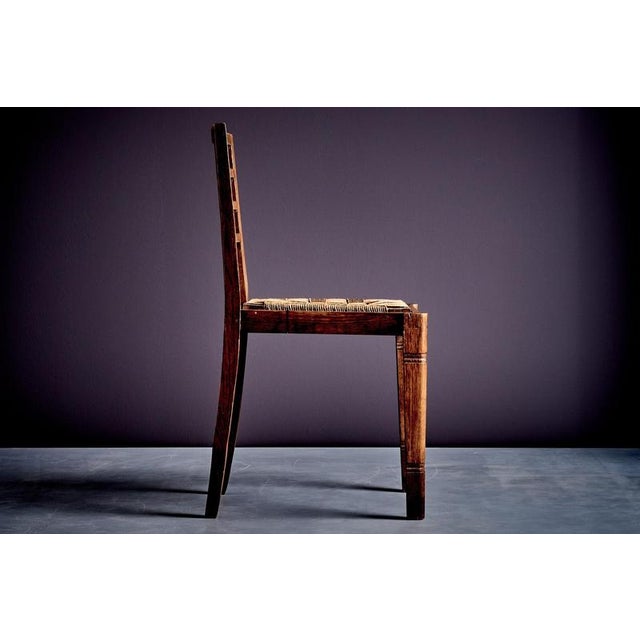 1940s Side Chair in the style of René Gabriel, France, 1940s For Sale - Image 5 of 11