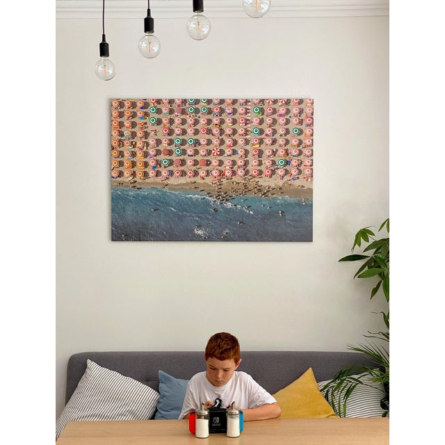 Edition Aerial Views Bernhard Lang Image: „AV_ADRIA_023“ Size B: 47 x 33 inches, Captured in 2014 over the Adriatic...