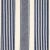 Sample - Schumacher Summerville Linen Stripe Fabric in Navy For Sale