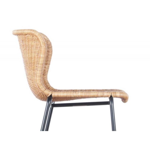 Metal C603 Stool Bar by Yuzuru Yamakawa, 1950s For Sale - Image 7 of 12