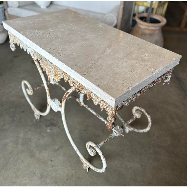 Gray 19th Century French Butcher’s/ Patisserie Table For Sale - Image 8 of 12