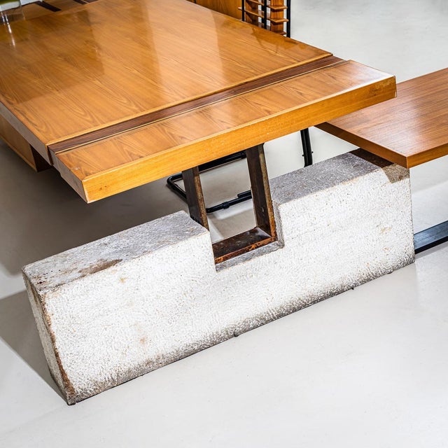 Large U-Shaped Executive Desk, Italy, 1960s For Sale - Image 11 of 13