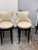 2010s Century Furniture Tracy Swivel Leather Barstools, Pair For Sale - Image 5 of 12
