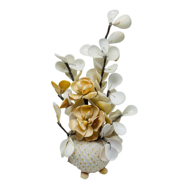 Vintage Shell Art Sculpture For Sale