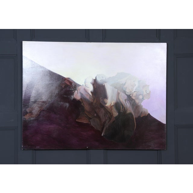 J. Dupain, Abstract Composition, 1960, Oil Painting on Canvas For Sale - Image 4 of 10