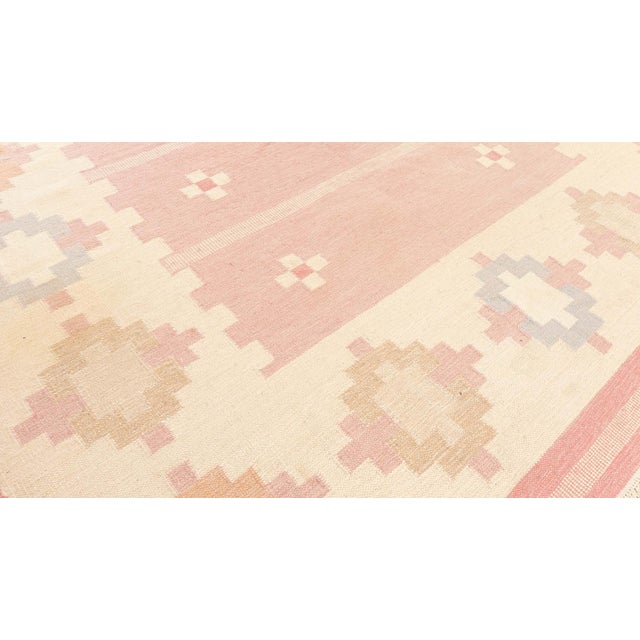Doris Leslie Blau Vintage Swedish Double Sided Rug For Sale In New York - Image 6 of 8