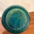 Blue Mdina Ming Blue and Green Art Glass Bottle Vase For Sale - Image 8 of 9