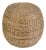 Portofino 22 in. W Water Hyacinth & Rattan Accent Stool, Natural For Sale