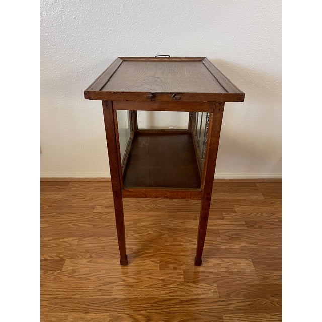 Victorian 19th Century Dutch Tea Display Cabinet For Sale - Image 3 of 17