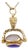 Victorian Style 10k Gold Triple Seal Watch Fob Charm For Sale