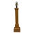 Vintage Traditional Pine Wood Column Lamp For Sale