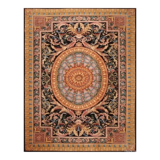 Nazmiyal Collection Vintage Savonnerie Style Rug For Sale