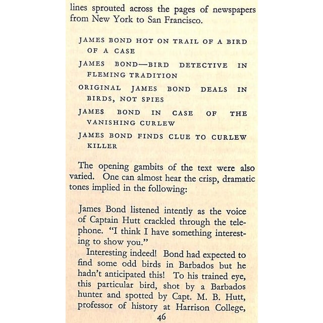 "How 007 Got His Name" 1966 Bond, Mrs. James For Sale In New York - Image 6 of 8
