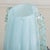Italian Ice Blue Murano Glass Vase with Wave Appliqué, 1950s For Sale In Chicago - Image 6 of 7