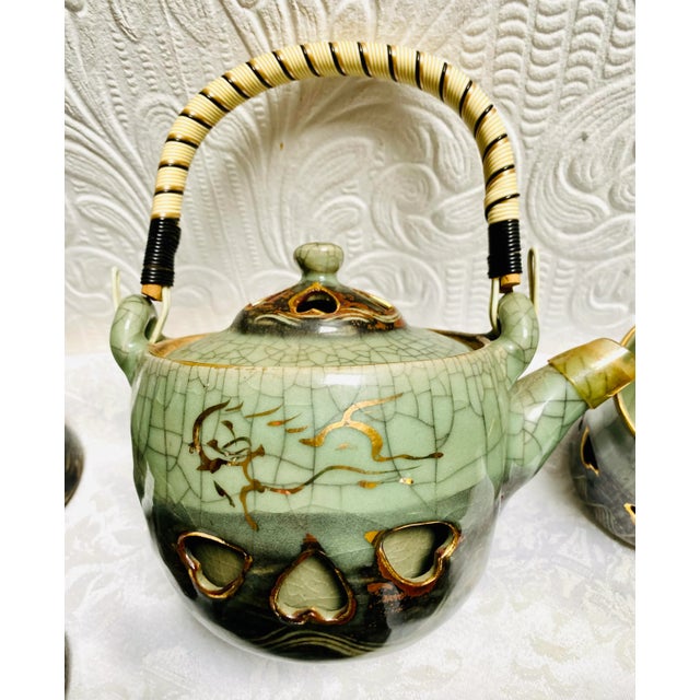 定番の中古商品 Ware Soma Otagiri 1940s Somayaki Tea Japanese Century Mid バーベキュー・調理用品