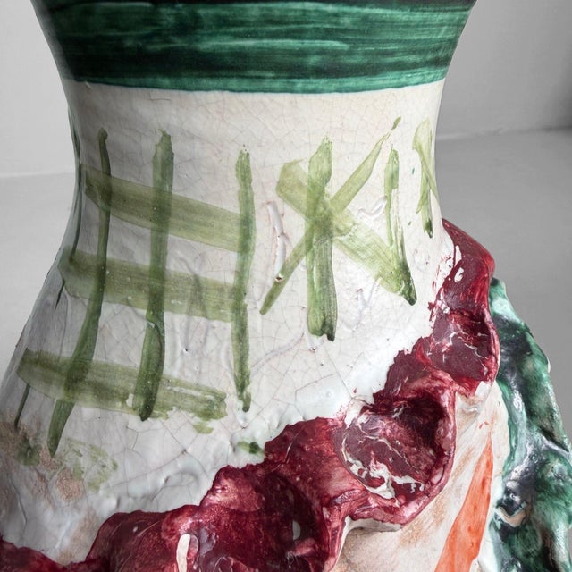 Anthropomorphic Ceramic Vase by Gennaro Condurso, Seminara, Italy, 2010s For Sale - Image 11 of 17