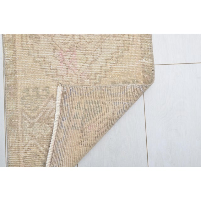 1960s Faded Turkish Floral Rug For Sale - Image 4 of 5