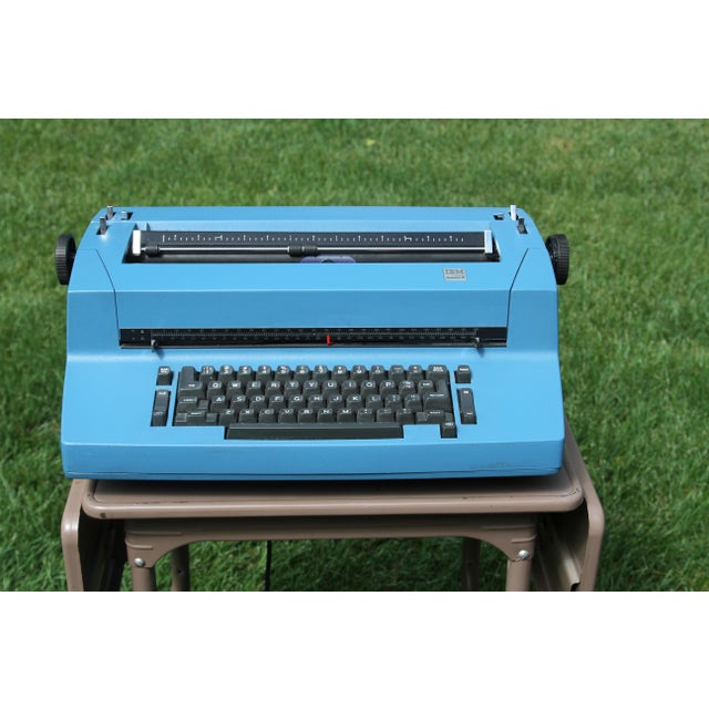 Vintage Ibm Selectric II Correcting Typewriter Blue Chairish