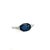 Traditional Natural Sapphire Diamond Ring Size 6.25 14k W Gold 2.86 TCW Certified, Size 9.25 For Sale - Image 3 of 11