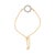 An ode to effortless radiance, this wrist treasure is crafted in .925 sterling silver bathed in luxurious yellow 24K gold...