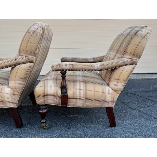 George Smith Edwardian Style Chairs For Sale - Image 9 of 9