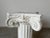 Vintage Neoclassical - Style Column Plaster Pedestal / Side Table Base For Sale - Image 9 of 13