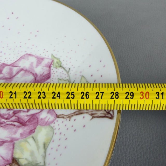 Porcelain Vase and Plate from Heinrich, 1989, Set of 2 For Sale - Image 14 of 15