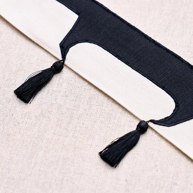 Schumacher Sample - Schumacher X David Kaihoi Pagoda Trim in Black For Sale - Image 4 of 5