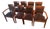 Set of 8 Thomas Moser Harpswell Dining Chairs in Walnut | 6 Side + 2 Arm | Signed 2016 For Sale