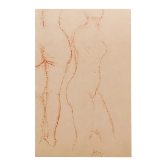 1950s After Aristide Maillol "Studies" First Edition Vintage Lithograph For Sale