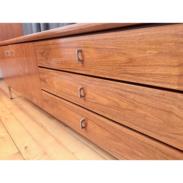 1970s Walnut Veneer Sideboard, Germany, 1970s For Sale - Image 5 of 15