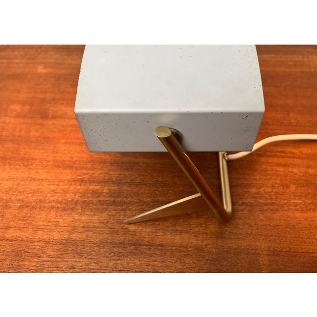 Mid-Century French Minimalist Table Lamp by Jacques Biny for Lita, 1960s For Sale - Image 13 of 18