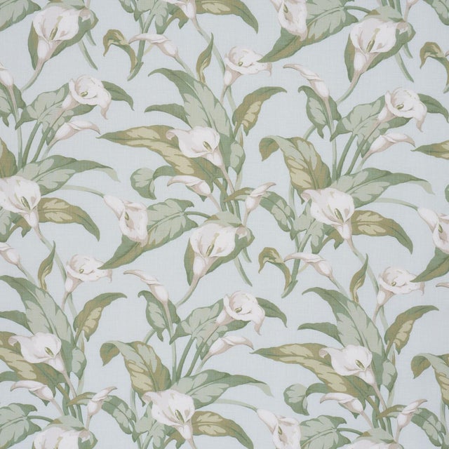 Arum Lilies is based on a 19th-century fabric used at Chartwell House, the storied home of Winston Churchill. Printed in...