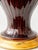 1960s Hollywood Regency Chocolate Brown Ceramic Table Lamp For Sale - Image 6 of 14