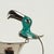 Metal Vintage Silver Plate Pitcher With Toucan For Sale - Image 7 of 11