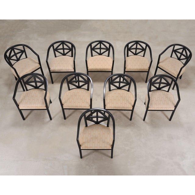 Traditional Set of Ten Josef Hoffmann for Wittman Villa Ast Dining Chairs For Sale - Image 3 of 18