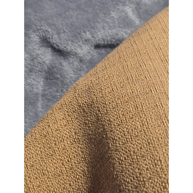 Scalamandre Designer Woven Silk Bourette in Caramel Chroma- 5 2/3 Yards For Sale In Atlanta - Image 6 of 9