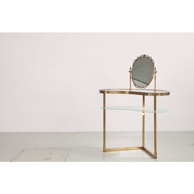 Illuminated Dressing Table, Italy, 1950s For Sale - Image 13 of 18