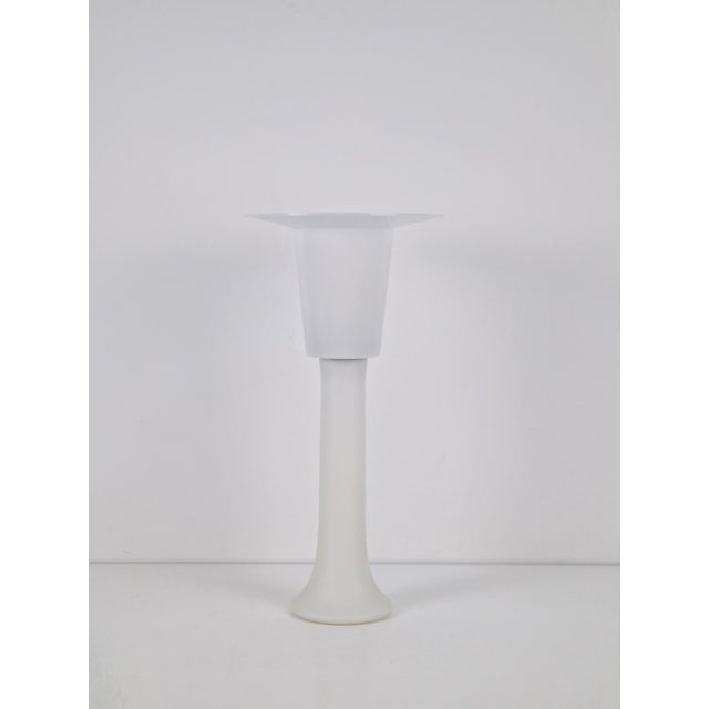 Luxus Vintage Glass Table Lamp by U. & O. Kristiansson for Luxus Vittsjö, Sweden, 1969 For Sale - Image 4 of 10