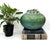 Captivating hand-thrown raku-fired vessel by Jeremy Diller, featuring a sculptural pueblo village rising from the rim. The...
