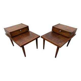 Mid-Century "Accord" End Tables by Merton Gershun for American of Martinsville For Sale