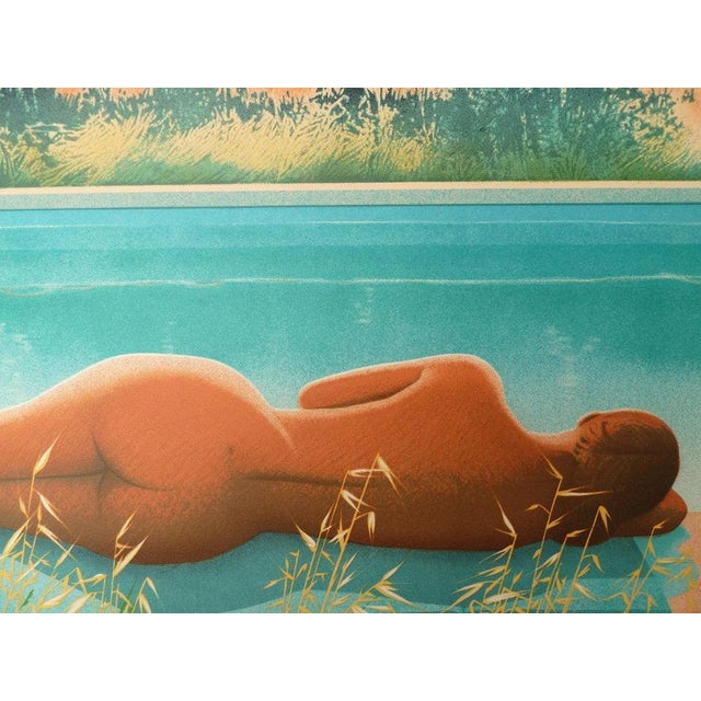 Modern Daniel Sciora, Nu autour de la piscine, Lithograph For Sale - Image 3 of 6