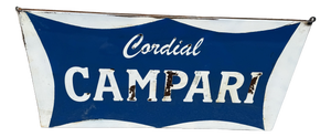 Vintage Cordial Campari Advertising Sign, 1970s