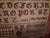 1888 Antique American redwork sampler. Professionally framed. Alphabet, numerals & multiple border designs. Signed S.P....