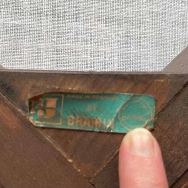 Pair of 1960s Teak Side Dining Chairs by h.w. Klein for Bramin Mobler For Sale - Image 10 of 10