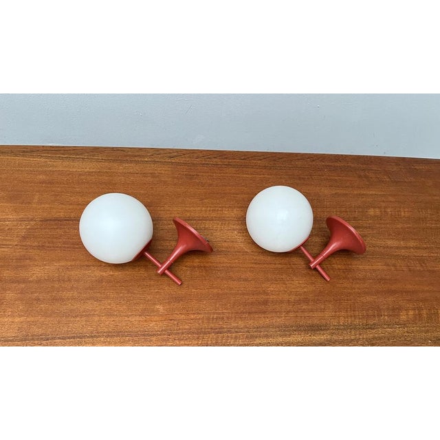 Mid-Century Swiss Space Age Sconces by E.R. Nele for Temde, 1960s, Set of 2 For Sale - Image 15 of 18