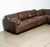 1960s 1960s Mid Century Danish Modern Sofa Sectional Attributed to Georg Brown Thams Brown Leather Couch L For Sale - Image 5 of 10