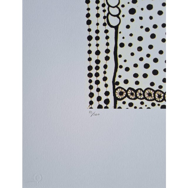 After Yayoi Kusama, Self Portrait, Lithograph, 1990s For Sale - Image 4 of 7